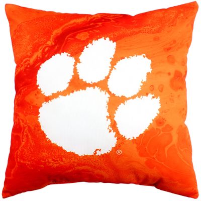 Clemson Tigers 2 Sided Color Swept Decorative Pillow, 16", Made in The USA