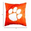 Clemson Tigers 2 Sided Color Swept Decorative Pillow, 16", Made in The USA view 4
