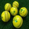 Hand Stitched Yellow Indoor Cricket Balls - Pack of 12 view 3