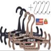 HICE Hanger | Bundle of 4 Hangers | Original Heavy Duty Hanger | 200 lb Load Capacity | for Body Armor, Police Gear, Military Gear, Survival Gear and Equipment (Black and Tan) view 1