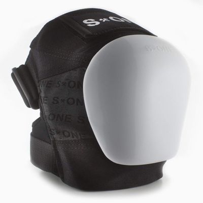 S-ONE GEN 4 PRO Knee Pads White Cap (X-Large : Top Knee 20"-21"; Bottom Knee 16"-17")