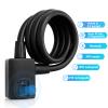 MYPIN Bluetooth Fingerprint Bike Lock, Anti-Theft, Waterproof, 1M Cable, IP65, Combination Lock, Fingerprint & Bluetooth Unlock, Heavy Duty view 3