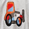 Bumeex Toddler Boy Sweatshirt Clothes,Monster and Truck Long Sleeve Shirt Top Outfit Grey 3T view 2