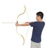 ZSHJG Traditional Longbow Handmade Recurve Bow 20lbs Archery Bow Takedown Traditional Bow Hunting Horse Bow and Arrow Set for Target Shooting Hunting (Brown Bow Set) view 4