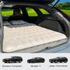 Canodoky SUV Air Mattress, Inflatable Car Mattress Bottle and Phone Holder Thickened Flocking & PVC Surface Car Bed with Electric Air Pump Travel Mattress for Camping Road Trip (Grey) view 2