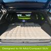 Canodoky SUV Air Mattress, Inflatable Car Mattress Bottle and Phone Holder Thickened Flocking & PVC Surface Car Bed with Electric Air Pump Travel Mattress for Camping Road Trip (Grey) view 3