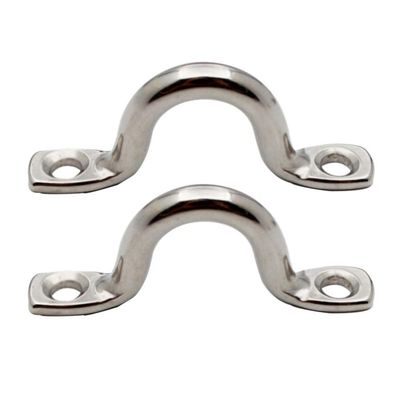 10Pcs Stainless Steel Boat Handrail U Shape Mount Grip Handle for Marine Kayak Canoe Dinghy 5Mm-316, 1.96X0.35X1.73In