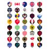 Wolftop Standard Dart Flights 40 Sets 120 Pcs - Durable PET and Laser Replacement Feather Tail Wings - Dart Accessories Kit for Steel Tip Darts and Soft Tip Darts view 2