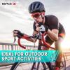 BEACE Cycling Gloves - Half Finger Road & Mountain Bike Gloves for Men & Women - Breathable, Anti-Slip, Shock-Absorbing Pads - Lightweight (Black, M) view 2