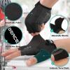 BEACE Cycling Gloves - Half Finger Road & Mountain Bike Gloves for Men & Women - Breathable, Anti-Slip, Shock-Absorbing Pads - Lightweight (Black, M) view 4