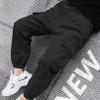 easyforever Boys Solid Color Cargo Pants Athletic Sports Casual Jogger Dungarees Trousers Hip Hop Dance Sweatpants Black 12 Years view 2