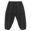 easyforever Boys Solid Color Cargo Pants Athletic Sports Casual Jogger Dungarees Trousers Hip Hop Dance Sweatpants Black 12 Years view 4