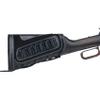 Leather Rifles Ammo Pouch, Gun Buttstock with Recoil Pad for .308 .30-30 .30-06 .45-70 .357 Shell Holder (Black for .308 .45-70 .30-06) view 1