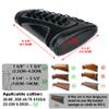 Leather Rifles Ammo Pouch, Gun Buttstock with Recoil Pad for .308 .30-30 .30-06 .45-70 .357 Shell Holder (Black for .308 .45-70 .30-06) view 3