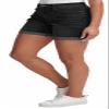 Calvin Klein Womens Roll Cuff Short (Black Sand, 4) view 2