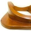 Antique 18Inches U.S. Navy Mark V Diving Divers Helmet Rosewood Base view 3
