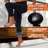 LMCOB Sauna Sweat Short Pants for Men Hot Thermo Leggings Sauna Pants Compression Hight Waist for Gym Polymer Pants Workout Fitness Exercise Body Shaper Sauna Suit- Mesh Crotch(BH7001-01-M) view 4