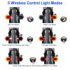 Bike Tail Light with Turn Signals, Bike Turn Signals Front and Back,Bright Bicycle LED Warning Rear Lights, Wireless Remote Control Waterproof Bike Tail Light for Road Bicycle, Electric Bike, Scooter view 2