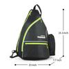 Mangrove Pickleball Bag, Men's & Women's Backpack, Adjustable Sling Bag with Fence Hook/Upgraded Capacity/Safety Pocket/Water Bottle Holder - 2020 Design Pickle Ball Paddle Bag (Green) view 2