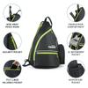 Mangrove Pickleball Bag, Men's & Women's Backpack, Adjustable Sling Bag with Fence Hook/Upgraded Capacity/Safety Pocket/Water Bottle Holder - 2020 Design Pickle Ball Paddle Bag (Green) view 3