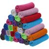 BBTO Cooling Towel Microfiber Ice Cool Cold Sport Face and Neck Soft Breathable Chilly Sweat Towel for Yoga Gym Workout Hot Weather Camping Running, 32 x 12 Inches(Mixed Colors,30 Pieces) view 1