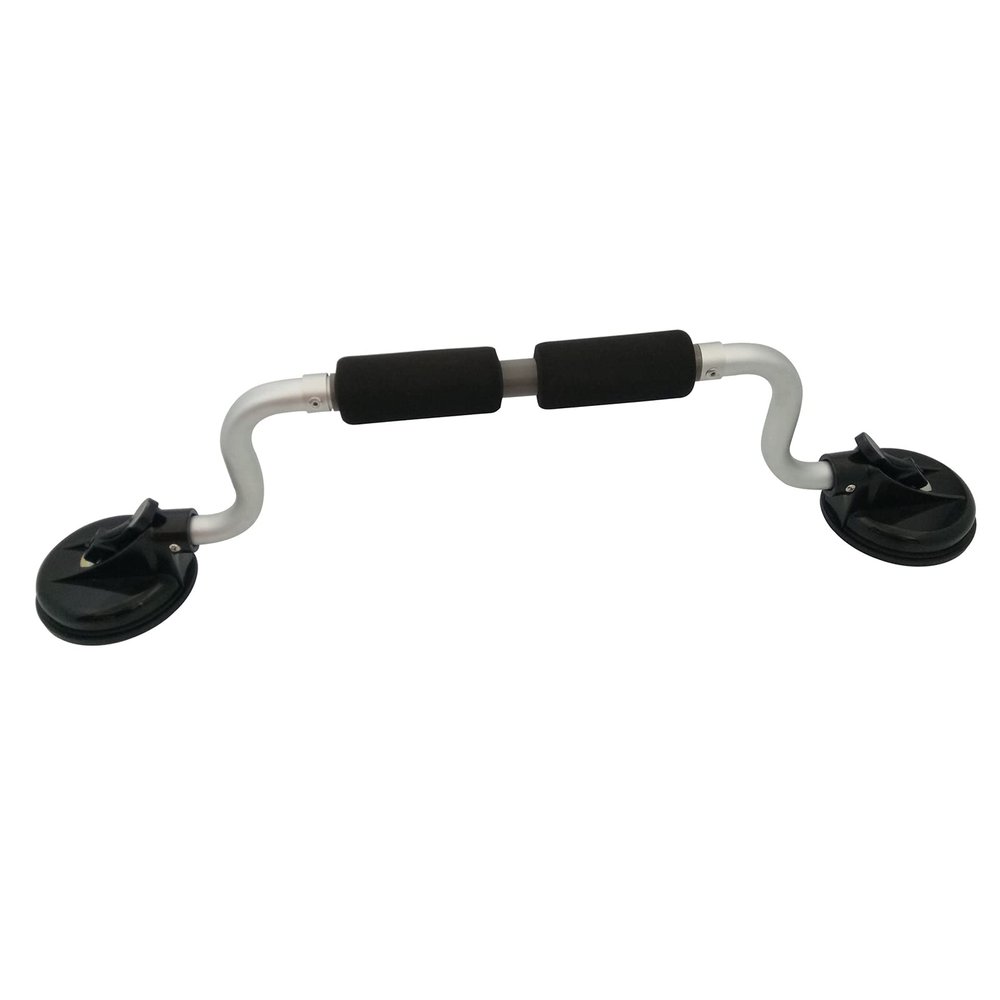 YRHH Boat Canoe Suction Cup Mount, Aluminum Kayak Suction Cup Mount, Scratch-Resistant Luggage Rack Load Support, Black & Silver