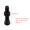 2PCS 44MM Aluminum Alloy Tubeless Valve Schrader Stems American Valves for Road MTB Bicycle Black view 2