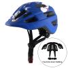 Kids Bike Helmet for Ages 1-8 Years, Adjustable Toddler Boys and Girls Helmets, Lightweight Child Infant Bicycle Cycling Scooter Sports Helmet 48-54cm Blue Dinosaur view 2