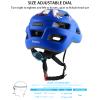 Kids Bike Helmet for Ages 1-8 Years, Adjustable Toddler Boys and Girls Helmets, Lightweight Child Infant Bicycle Cycling Scooter Sports Helmet 48-54cm Blue Dinosaur view 3