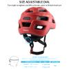 Kids Bike Helmet for Ages 1-8 Years, Adjustable Toddler Boys and Girls Helmets, Lightweight Child Infant Bicycle Cycling Scooter Sports Helmet 48-54cm Red Whale view 3