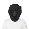 Black Bear Head Mask Full Face Plush Bear Costume Deluxe Halloween Party Animal Head Masks view 2
