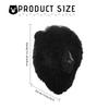 Black Bear Head Mask Full Face Plush Bear Costume Deluxe Halloween Party Animal Head Masks view 4