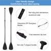 LBW SUP Paddle Board Paddle Stand up Paddleboard Paddles - 3-Piece or 4-Piece Floating Alloy Portable SUP Kayak Paddle Adjustable 2-Sided Paddle view 3