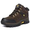 Men's Ankle High Trekking Boots Waterproof Backpacking Hiking Trails Shoes Green-EU39 view 1
