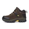 Men's Ankle High Trekking Boots Waterproof Backpacking Hiking Trails Shoes Green-EU39 view 2