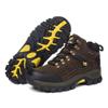 Men's Ankle High Trekking Boots Waterproof Backpacking Hiking Trails Shoes Green-EU39 view 3