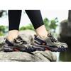 hongrenamz Camping Boots Lace-up Men Women Walking Climbing Shoes Mountain Trekking Shoes Non-Slip Breathable for Travelling Backpacking Hiking Biking Red-EU38 view 3