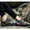 hongrenamz Camping Boots Lace-up Men Women Walking Climbing Shoes Mountain Trekking Shoes Non-Slip Breathable for Travelling Backpacking Hiking Biking Red-EU38 view 4