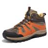 hongrenamz Mens Walking Boots Womens Trekking Shoes Lightweight Outdoor Hiking Boots Brown-EU40 view 1