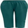 DLFE Summer Pants for Women Casual Pockets Cotton Linen Wide Leg Drawstring Elastic Waist Capris Crop Pants (5X-Large,1-Green) view 2