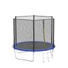AOTOB 8 FT Trampoline Safety Enclosure Net Combo Bounce Jump for Kids Outdoor with Spring Pad Jump Mat & Ladder view 4