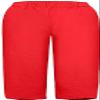 DLFE Summer Pants for Women Casual Pockets Cotton Linen Wide Leg Drawstring Elastic Waist Capris Crop Pants (Large,1-Red) view 3