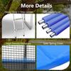 AOTOB Trampoline with Safety Net for Kids Outdoor 10FT ASTM 400LBS-Blue view 4