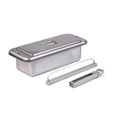 Wolf Grizzly Camp Cook Set | Campfire & Backpacking Cooking Gear | Stainless Steel Open Fire Cookware