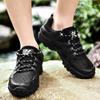 hongrenamz Mens Womens Hiking Shoes Walking Trekking Shoes Camping Trainers Shoes Black-EU41 view 3