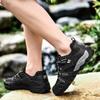 hongrenamz Mens Womens Hiking Shoes Walking Trekking Shoes Camping Trainers Shoes Black-EU41 view 4