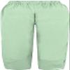 DLFE Summer Pants for Women Casual Pockets Cotton Linen Wide Leg Drawstring Elastic Waist Capris Crop Pants (XX-Large,1-Mint Green) view 2