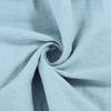 DLFE Summer Pants for Women Casual Pockets Cotton Linen Wide Leg Drawstring Elastic Waist Capris Crop Pants (Small,1-Light Blue) view 3