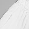 DLFE Summer Pants for Women Casual Pockets Cotton Linen Wide Leg Drawstring Elastic Waist Capris Crop Pants (5X-Large,1-White) view 4