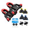 NAACOO SPD-SL Bike Cleats Compatible with Shimano SPD-SL Road Pedals, Durable 3-Hole Cycling Shoe Clips for Efficient Power Transfer, 0/2/6 Float Optional view 1